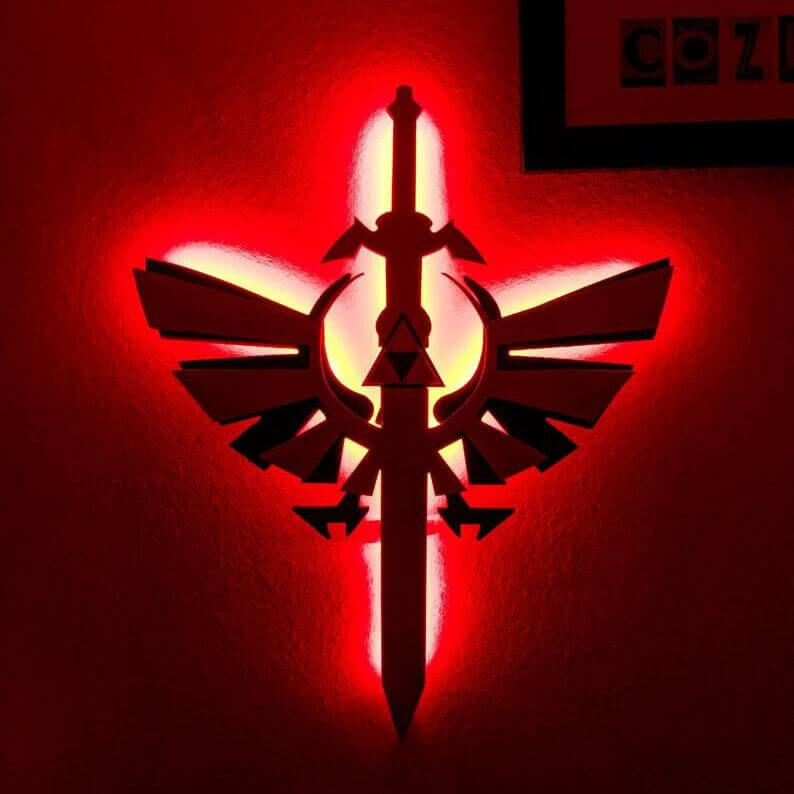 The Legend of Zelda Night Light LED Wall Light