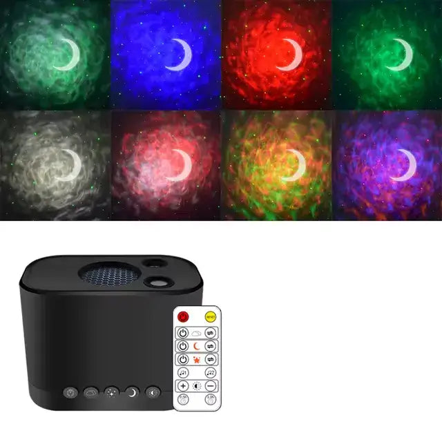 black white Starry sky projector light