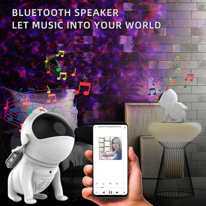 bluetoothspeaker Astronaut Space Dog Star Projector Night Light - YouWei Trade