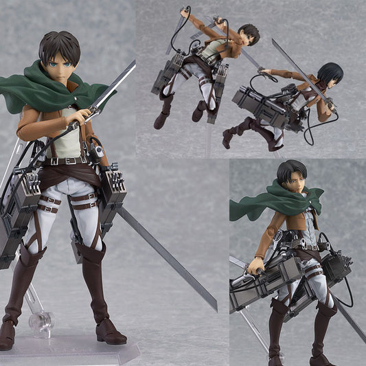 Anime Attack on Titan Figures Eren Jaeger Pvc Action Figures 15Cm