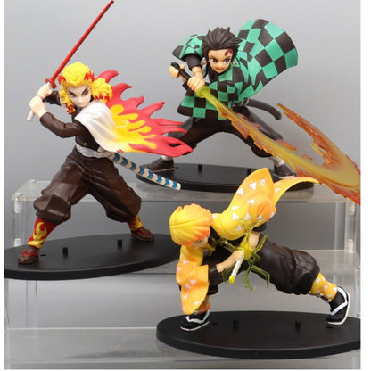 Tanjirou Agatsuma Zenitsu Kyoujurou Anime Model  Action Figure