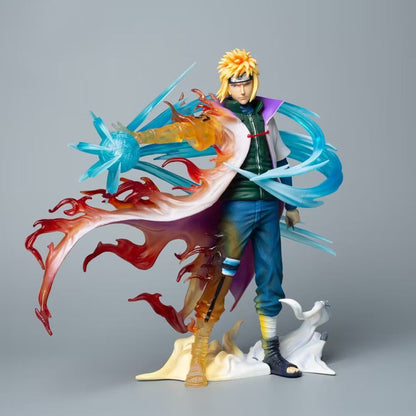 Naruto EVIL 1/6 Namikaze Minato Double Head Sculpture Luminous Action Figures