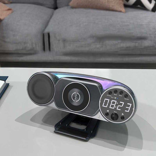 Multifunktions-RGB-Licht-Lautsprecher Stereo Bluetooth FM Radio TF AUX