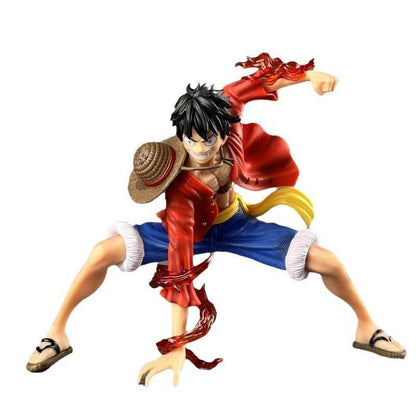 25cm Battle Style Luffy BOB Double Fruit Bonus Anime Figures