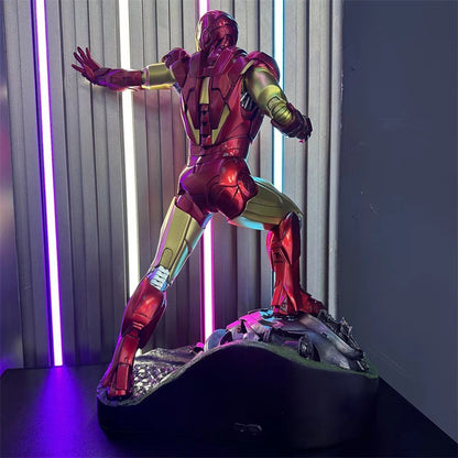 Iron Man MK6 Statue Led Painted Model 1/4 Resin Figure