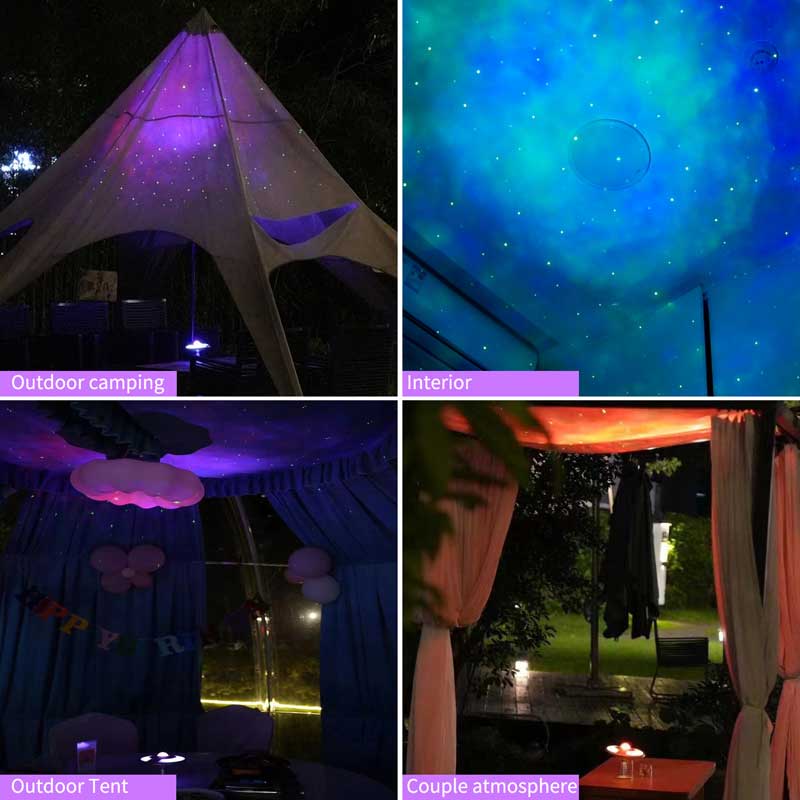 UFO Galaxy Projectior Lamp Romantic Astronomy Projection