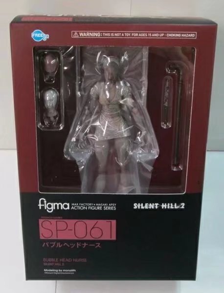 Silent Hill 2 Faceless Nurse Figure Bubble Head Nurse Movable Box Figures