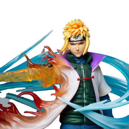 Naruto EVIL 1/6 Namikaze Minato Double Head Sculpture Luminous Action Figures