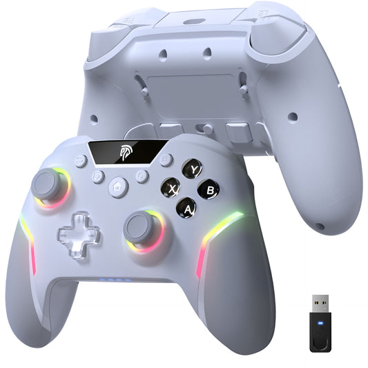 Wireless Gaming Controller with RGB Backlit