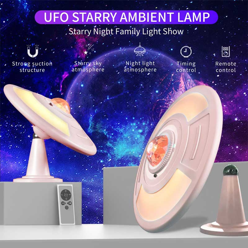 UFO Galaxy Projectior Lamp Romantic Astronomy Projection