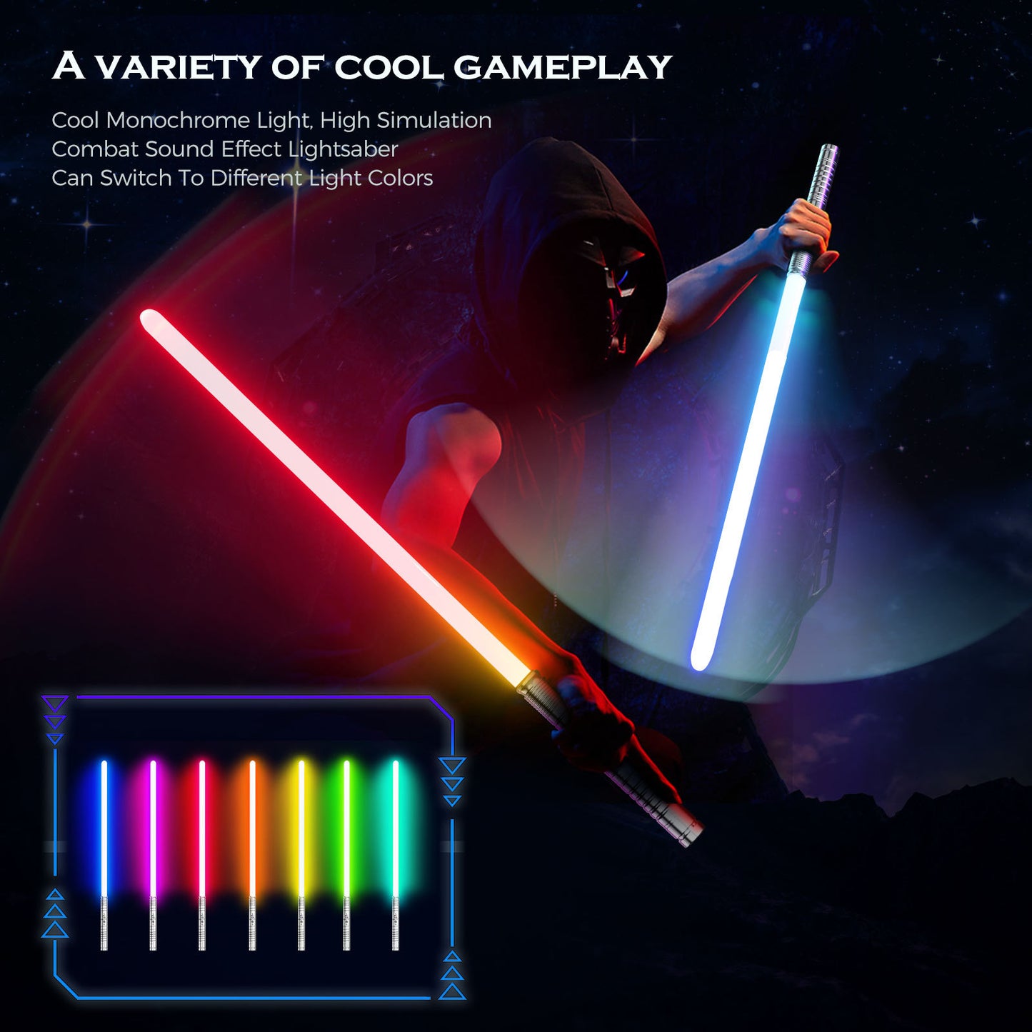 Smooth Swing FX Lightsaber 3 Tones 11 Colors - YouWei Trade