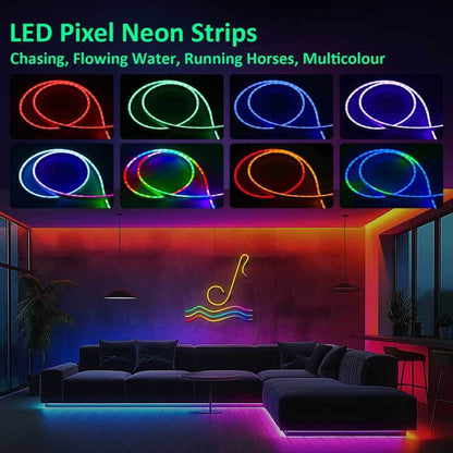 3 PACK 9.84 FT LED Neon Light Strip with Bluetooth