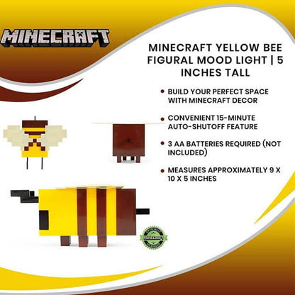 Handmade Minecraft Bee Light