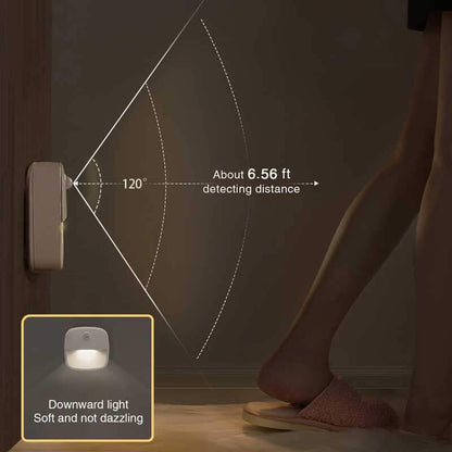 6Pack Motion Sensor Light with Cordless Battery-Powered