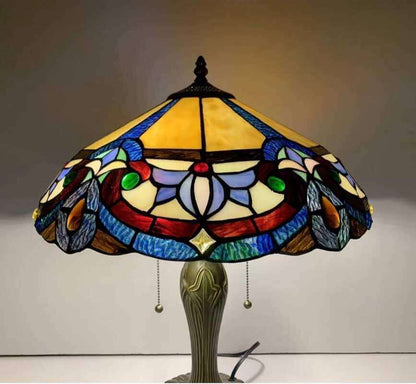 60 x 51x 26 CM Tiffany Style Baroque Table Lamp