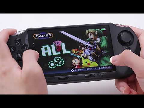 Handheld Game Console 4.5 Inch IPS Screen 64G Built-in 20000+ Games