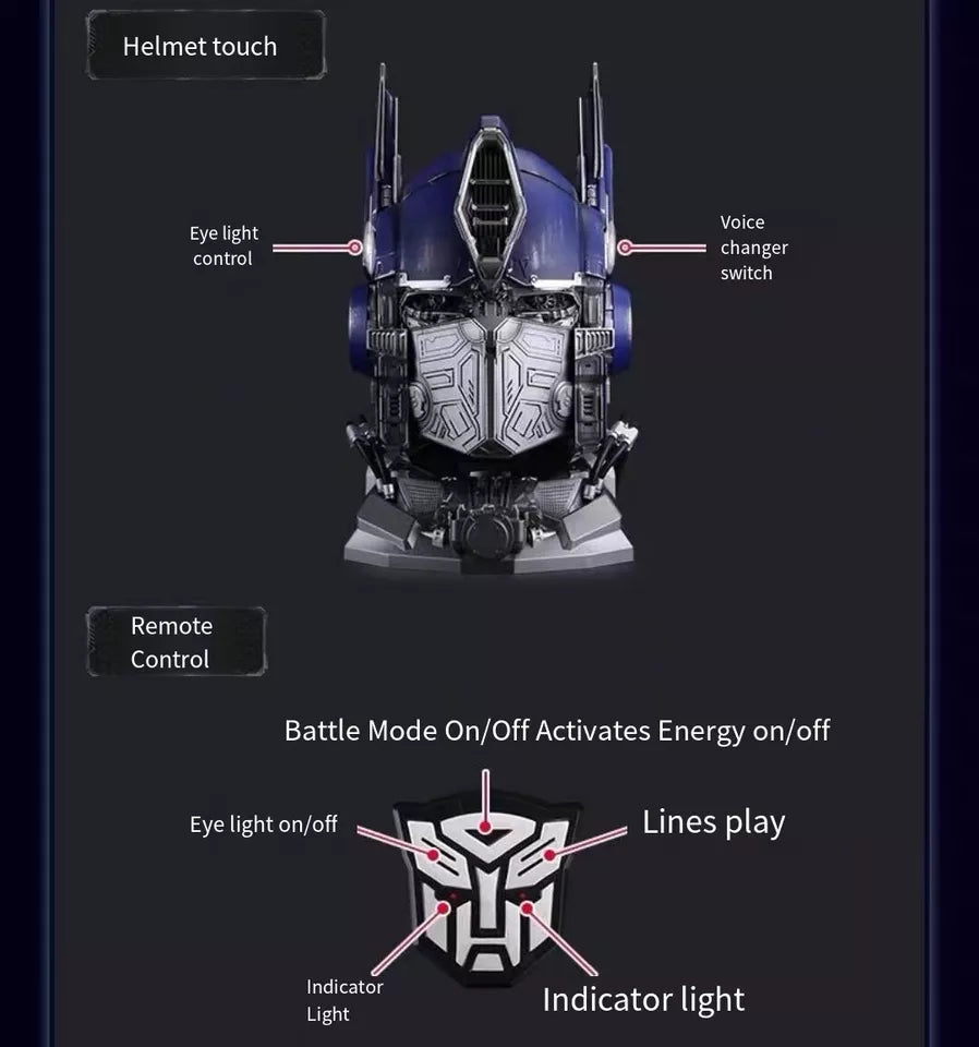 romote control Optimus_Prime_Helmet_Voice_Control