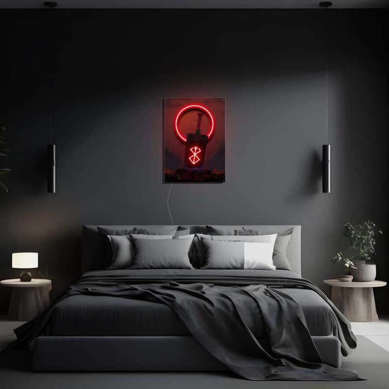 LED Poster Wall Light Dragon Slayer Anime