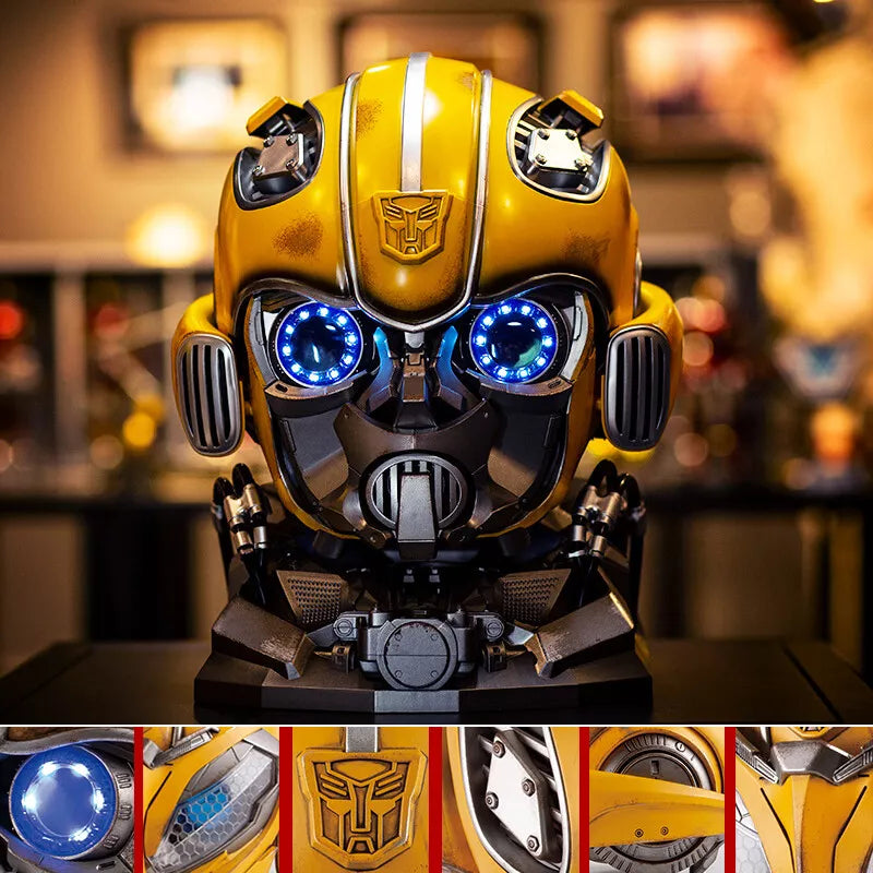 Wearable Bumblebee Helmet Electric Voice-Controlled Voice Mask