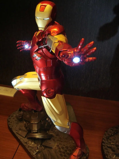 Iron Man MK6 Statue Led Painted Model 1/4 Resin Figure