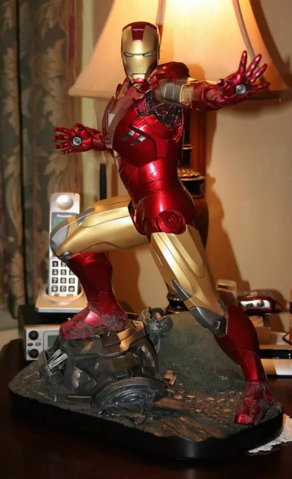 Iron Man MK6 Statue Led Painted Model 1/4 Resin Figure