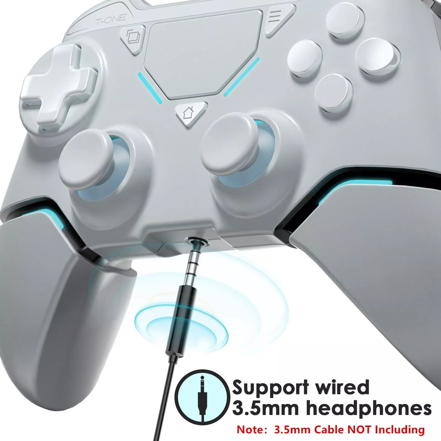 Gaming Controller for PS4/PS4 Pro Slim Bluetooth Gampads Vibration