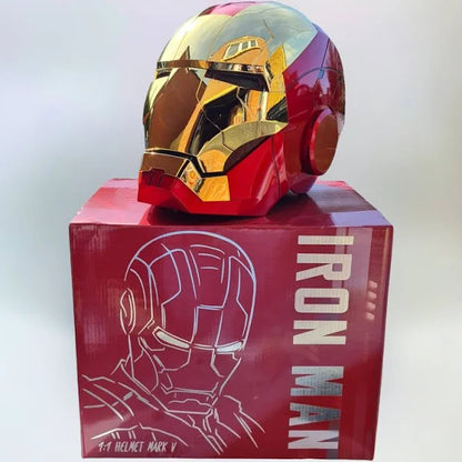 Mk5 Iron Man Helmet Voice Control with Eye Lighting