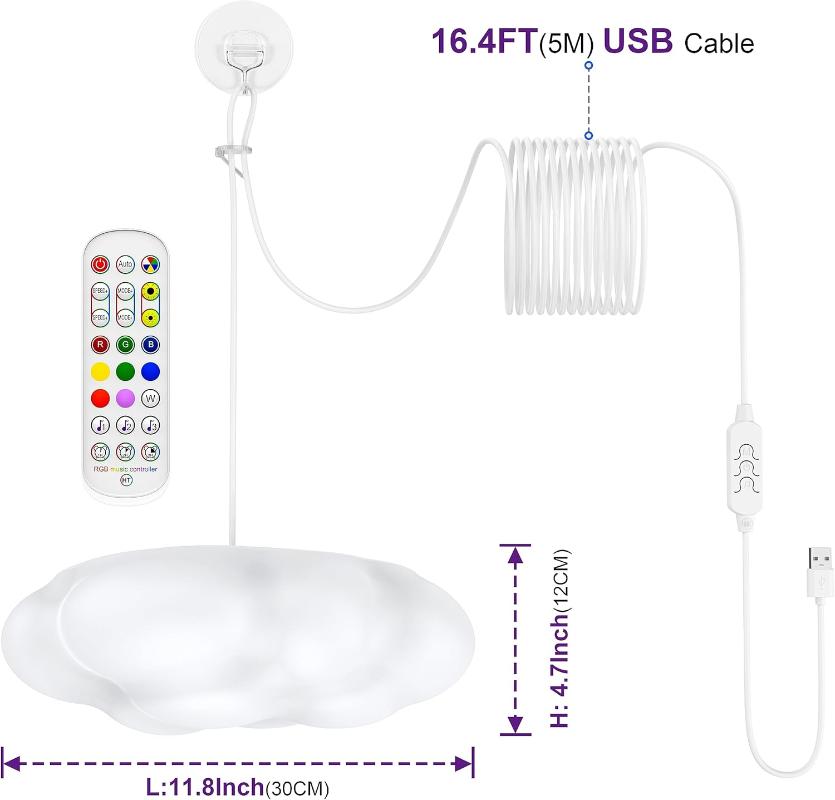 usb LED Cloud Lights for Ceiling - YouWei Trade