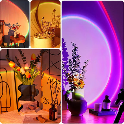 Sunset Lamp Projector Multicolor Changing - YouWei Trade