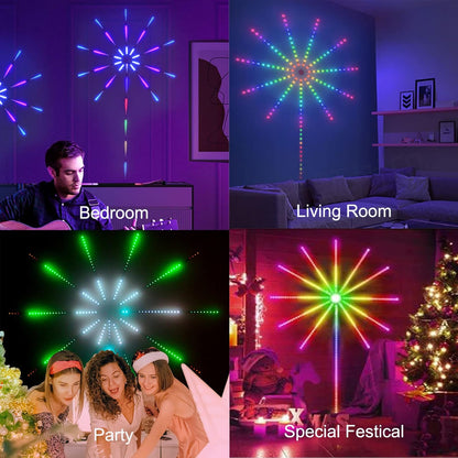 Firework LED Strip Lights with Remote App Control