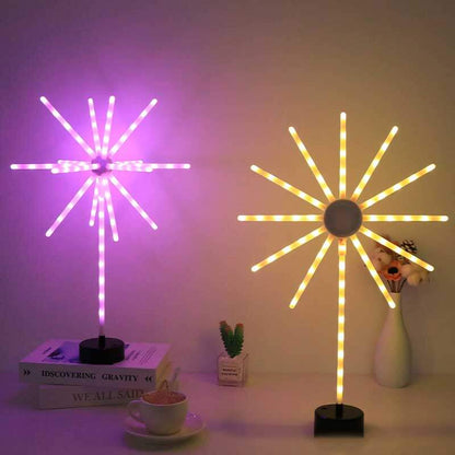 RGB Neon LED Licht Starburst Feuerwerk Lichter USB Powered