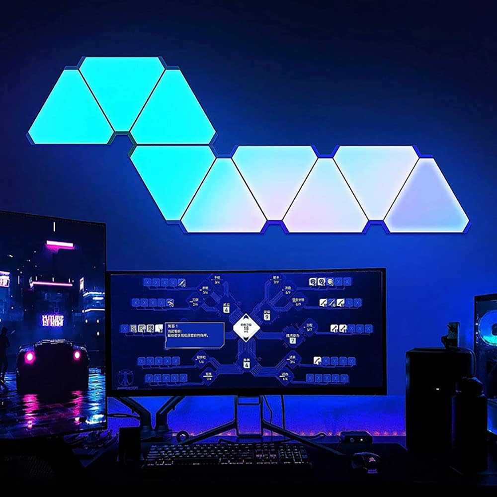 LED Light RGB Panel Triangle  10 PCS - YouWei Trade